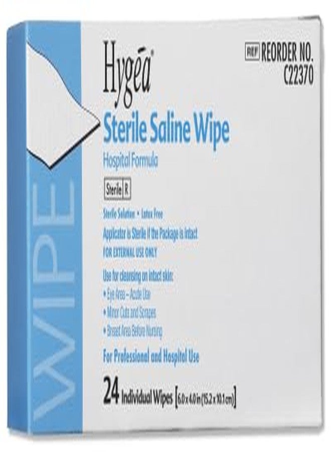 PDI Hygea C22370 Sterile Saline Wipe, 6" x 4", 24/bx - Image 3